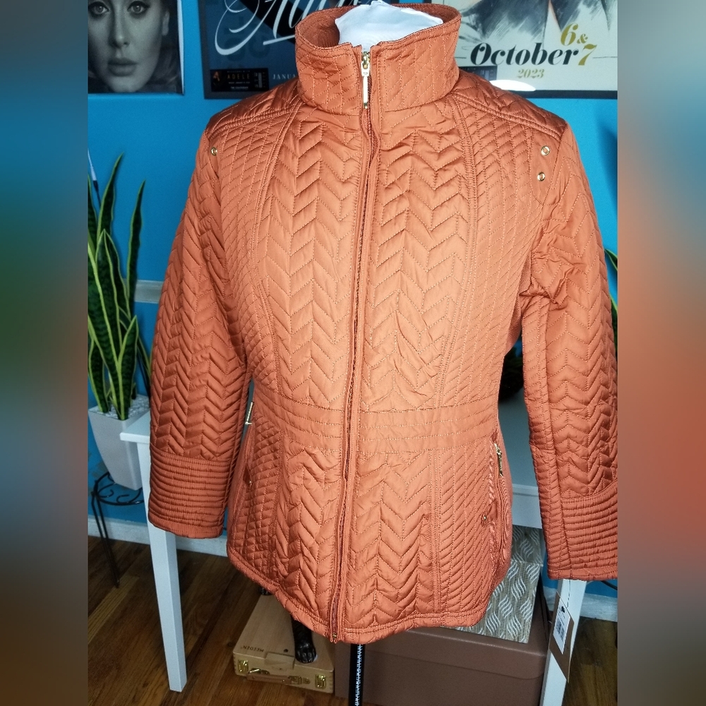 Weatherproof Cinnamon Quilted Coat - Picture 2 of 16